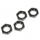 Wheel Nuts, Black (4): 5ive-T 2.0