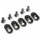 EngineMntInsert&Screws, BLK, 20.5T(5): 5ive-T 2.0