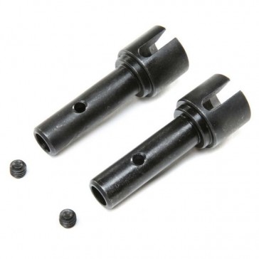 Rear Stub Axle, 5mm Pin (2):  DBXL-E 2.0