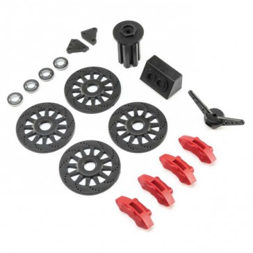 Brake and Spare Tire Accessory Set: Super Baja Rey