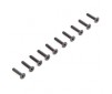 Flat Head Screws M2.5 x 12mm (10)