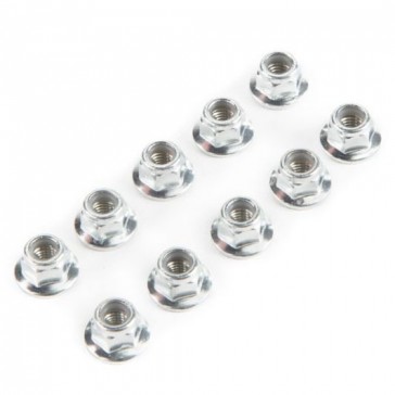 Écrou auto-freiné épaulé strié M5 x 0,8mm (10)