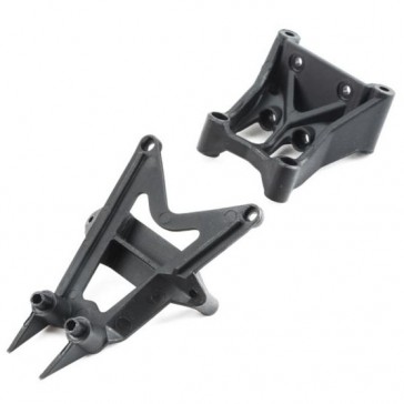 Front Upper Arm/Shock Mount, RR Chassis Brace: BR