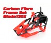 DISC.. Carbon Fibre Frame Set - Blade 130X ( Red )