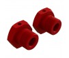 Aluminum Wheel Hex 17mm Red (2)