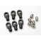 Rod ends, small, with hollow balls (6) (for Revo steering li