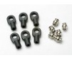 Rod ends, small, with hollow balls (6) (for Revo steering li