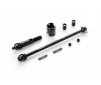 ECS FRONT DRIVE SHAFT 81MM WITH 2.5MM PIN - HUDY SPRING STEEL - SET