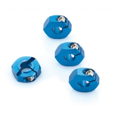 Aluminium Wheel-Adapter blue (4pcs) - S10