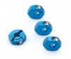 Aluminium Wheel-Adapter blue (4pcs) - S10