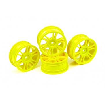 24 mm Wheels Starburst Yellow (4)