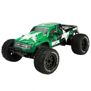 DISC.. Car Ruckus 1/10 2wd Monster Truck (green/black) RTR kit