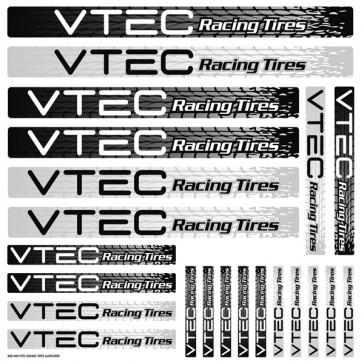 Sticker sheet VTEC Racing Tires