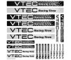 Sticker sheet VTEC Racing Tires
