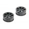 DISC.. Spoke Wheel front black (2 pcs) - S10 Twister