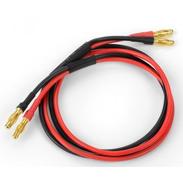 CABLE 600MM WITH 4MM BANANA PLUGS