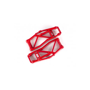 Suspension arms, lower, red (left and right, front or rear) (2) (for