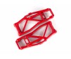 Suspension arms, lower, red (left and right, front or rear) (2) (for
