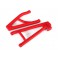 Suspension arms, red, rear (left), heavy duty, adjustable wheelbase (