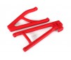Suspension arms, red, rear (left), heavy duty, adjustable wheelbase (