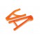 Suspension arms, orange, rear (left), heavy duty, adjustable wheelbas