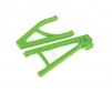 Suspension arms, green, rear (left), heavy duty, adjustable wheelbase