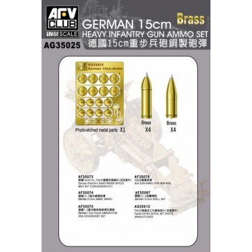 15 cm SIG33 Ammo (Brass) 1/35