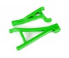 Suspension arms, green, front (right), heavy duty (upper (1)/ lower (