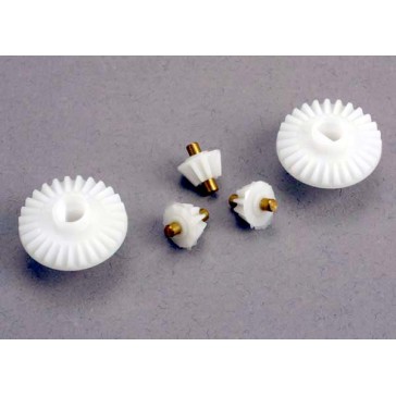 Differential bevel gear set (3-small & 2-large side bevel ge