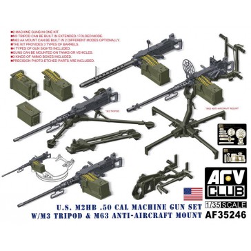 US M2HB.50 Cal Machine Gun Set 1/35
