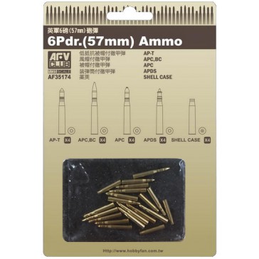 6 PDR Ammo set Metal 1/35