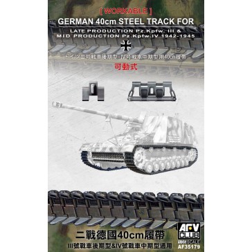 40cm Workable tracks Panzer1/35