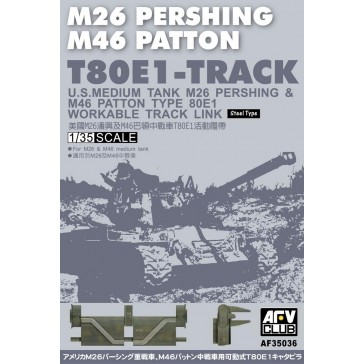 T80E1 Pershing Tracks 1/35