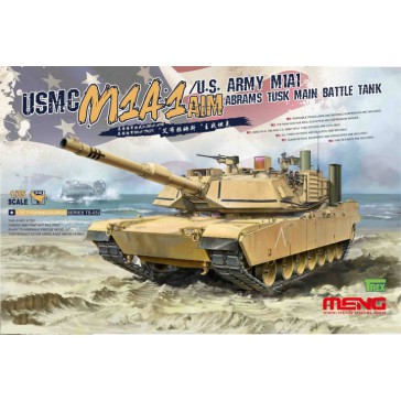 USMC M1A1 AIM/U.S.Army M1A1 Abrams TUSK Main Battle Tank - 1:35