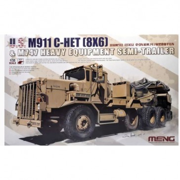 U.S. M911 C-HET(8x6)& M747 Heavy Equipme Semi-Trailer - 1:35