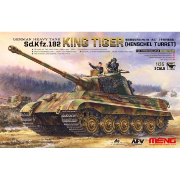 German Heavy Tank Sd.Kfz.182 King Tiger (Henschel Turret) - 1:35