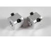 Alum.square wheel driver 9,5mm-M6, 2pcs.