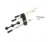 PRE-ASSEMBLED THROTTLE/BRAKE LINKAGE SET BLACK