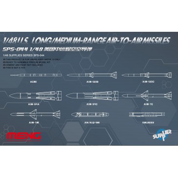 U.S.Long/Medium-range Air-to-air Missile  - 1:48