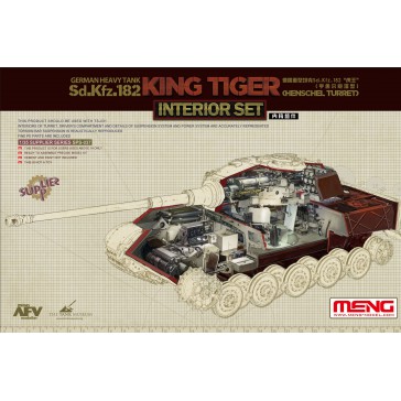 Germank Sd.Kfz.182 King Tiger (Henschel Turret)Interior Set - 1:35