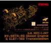 U.S.M911 C-HET 8V-92TA-90 Diesel Engine & CLBT-750 (resin) - 1:35