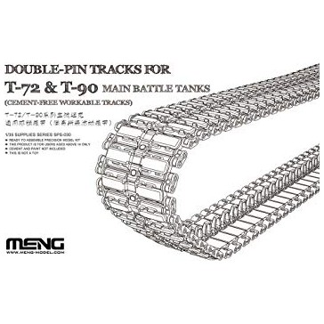 Double-Pin Tracks for T-72 & T-90 (Cement-Free Worka - 1:35