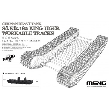 German Heavy Tank Sd.Kfz.182 King Tiger Workable Tracks - 1:35