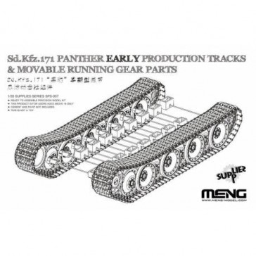German Sd.Kfz.171 PantherEar Prod. Tracks&Movable Running Parts -1:35
