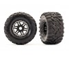 Tires & wheels, assembled, glued (black wheels, Maxx All-Terrain tire