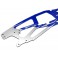 DISC.. FLAMED TVP CUSTOM CHASSIS(SILVER/BLUE/2PCS)