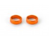 ALU SHIM FOR RADIAL PLAY ADJUSTMENT OF STEERING ARM - ORANGE (2)