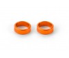 ALU SHIM FOR RADIAL PLAY ADJUSTMENT OF STEERING ARM - ORANGE (2)