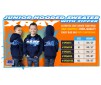 JUNIOR SWEATER HOODED WITH ZIPPER - BLUE (XL)