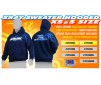 SWEATER HOODED - BLUE (S)